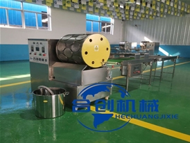 電磁加熱式全自動(dòng)榴蓮千層蛋皮機(jī)帶疊皮整理機(jī)